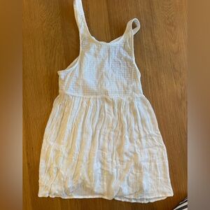 O'Neill Ginger Cover-up White Sleeveless Dress Sz M